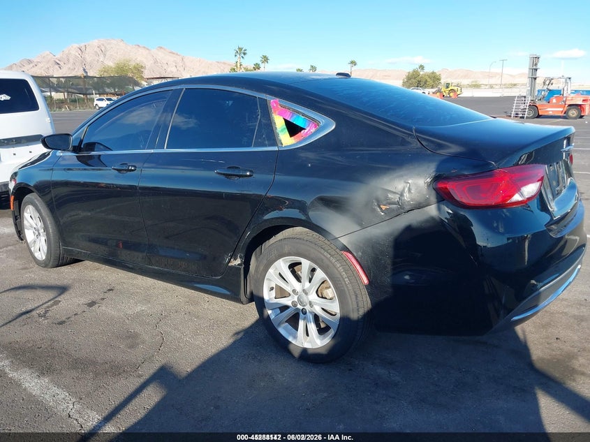 2015 CHRYSLER 200 SEDAN 2.4L I-4 VVT, 184HP