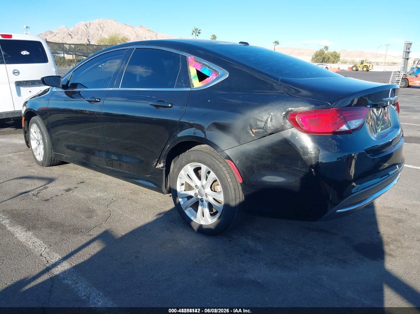 2015 CHRYSLER 200 SEDAN 2.4L I-4 VVT, 184HP