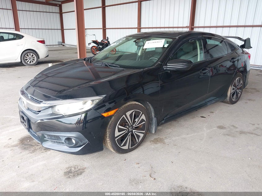 Vin: 2hgfc1f77gh653296, lot: 45786001, honda civic ex-l 20162