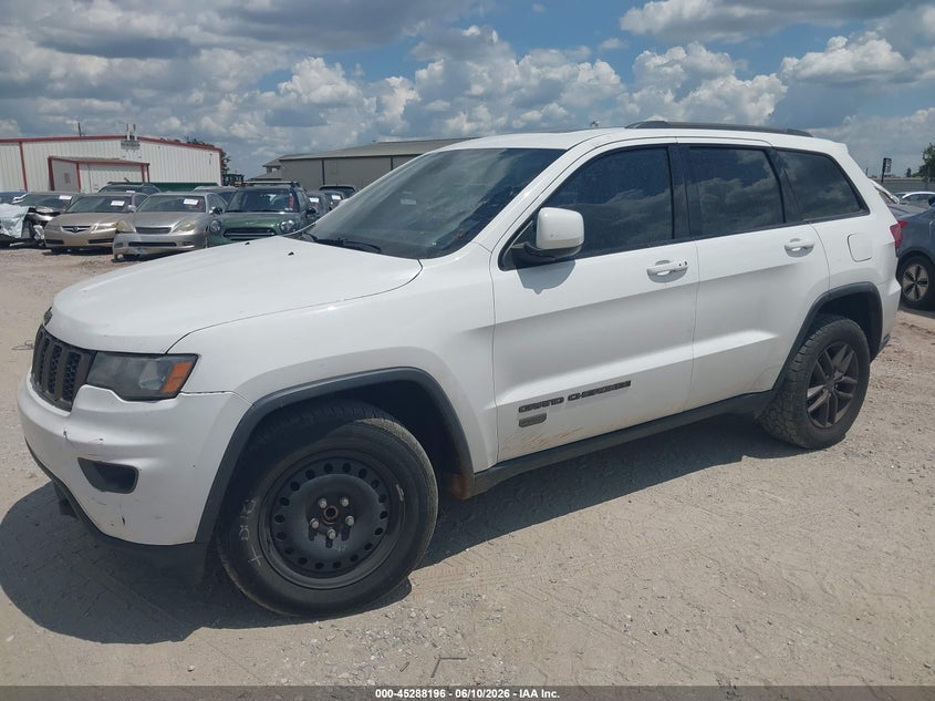 Vin: 1c4rjeag8gc386480, lot: 45786031, jeep grand cherokee 75th anniversary 20162