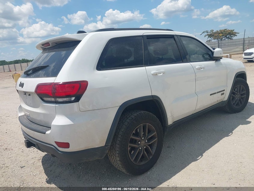 Vin: 1c4rjeag8gc386480, lot: 45786031, jeep grand cherokee 75th anniversary 20164