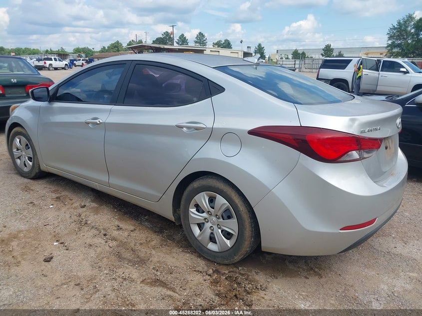 Vin: 5npdh4ae2gh730470, lot: 45786038, hyundai elantra se 20163