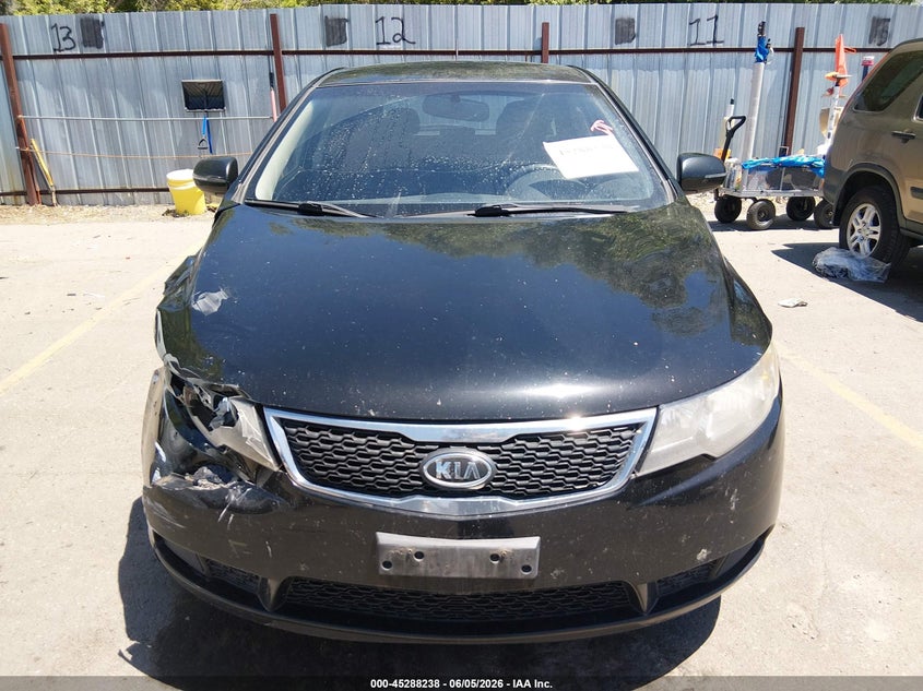 2012 Kia Forte 2.0 Ex black Lot 111045288238 Vin KNAFU5A29C5478952