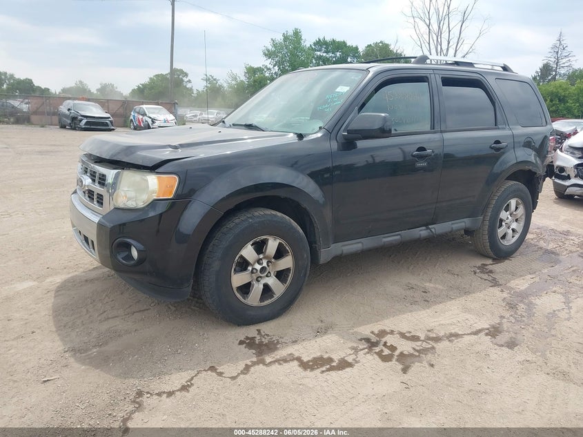 Vin: 1fmcu0eg3aka87854, lot: 45786078, ford escape limited 20102