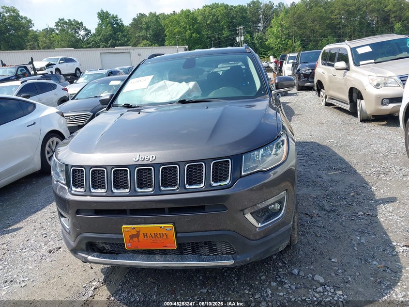 JEEP COMPASS 2018 VIN 3C4NJDCB0JT299291
