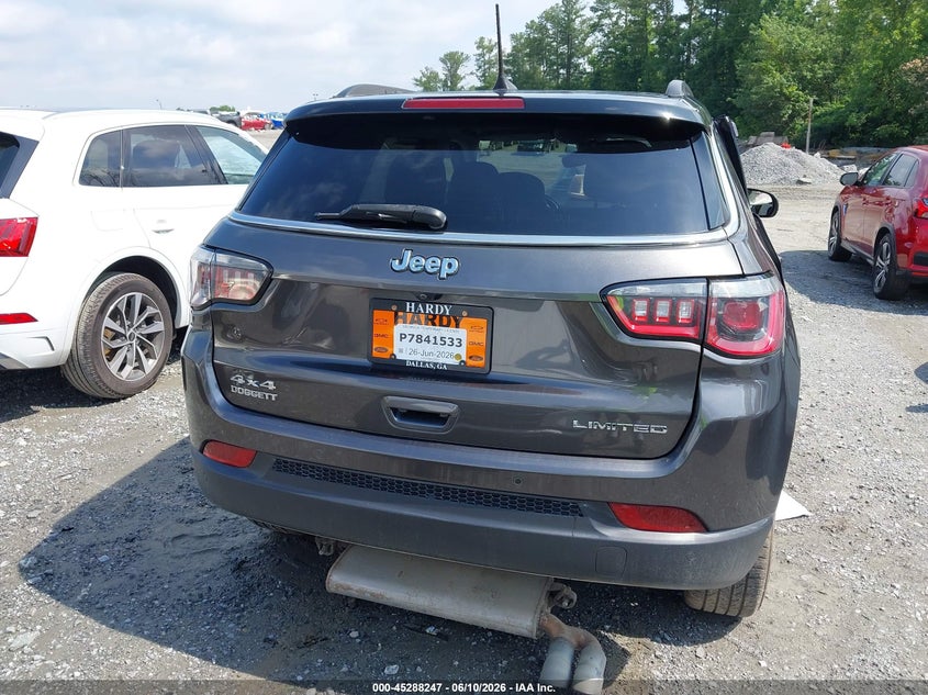 JEEP COMPASS 2018 VIN 3C4NJDCB0JT299291