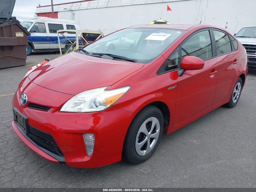 Vin: jtdkn3du6c5402976, lot: 45786141, toyota prius three 20122