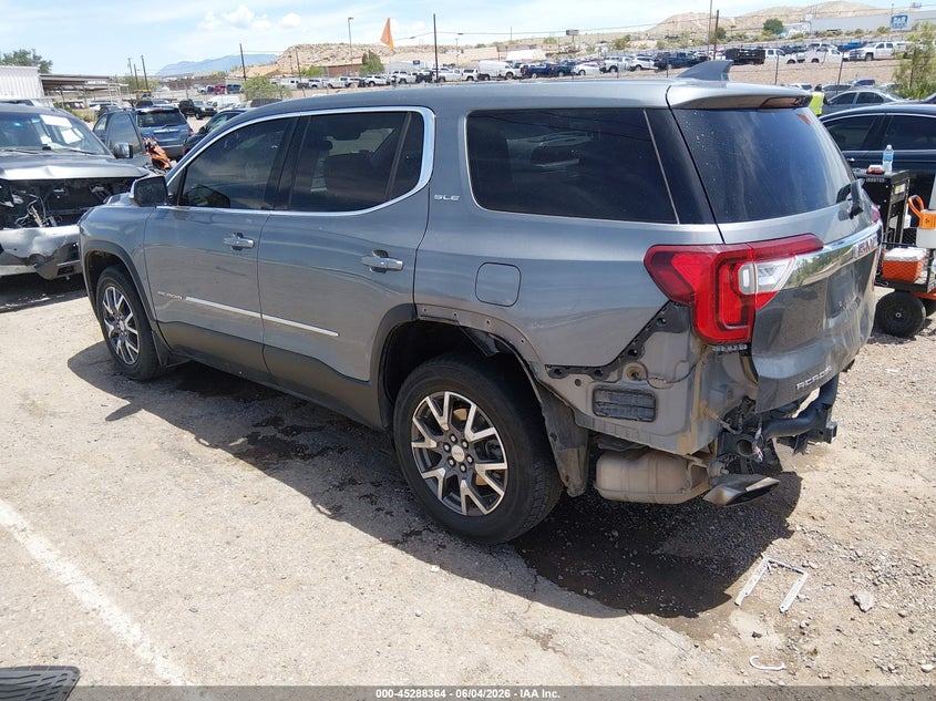 Vin: 1gkknkls1lz141778, lot: 45786200, gmc acadia fwd sle 20203