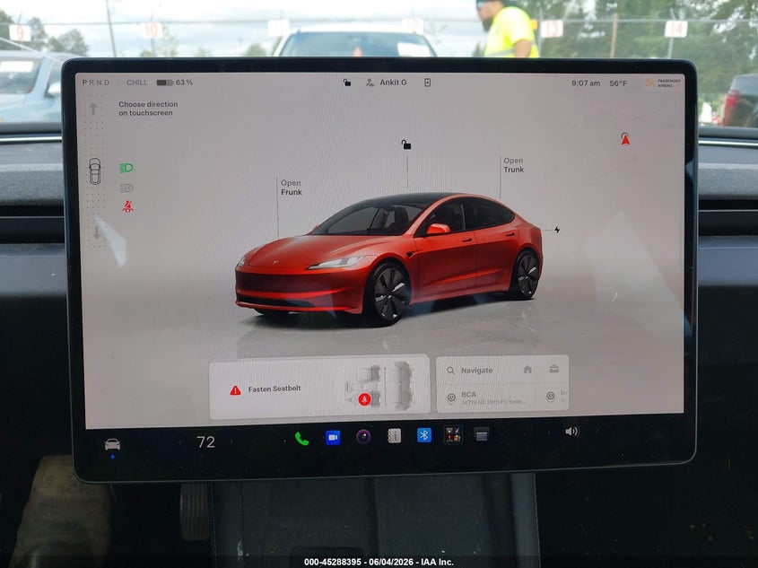 2024 Tesla Model 3 Long Range Dual Motor All-Wheel Drive/Rear-Wheel Drive VIN: 5YJ3E1EA6RF872915 Lot: 45288395