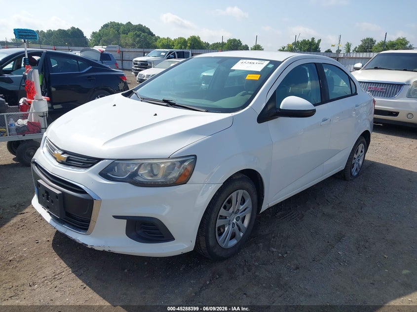 Vin: 1g1jb5sh5h4167403, lot: 45786235, chevrolet sonic ls auto 20172