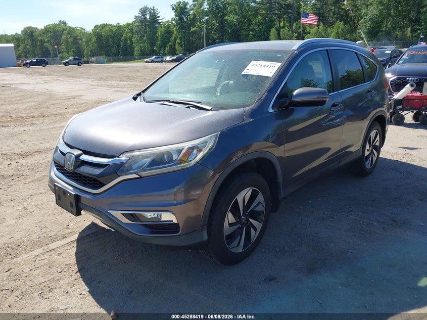 Vin: 5j6rm4h90fl123921, lot: 45786255, honda cr-v touring 20152