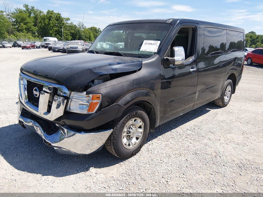 Vin: 5bzbf0aa4dn200726, lot: 45786258, nissan nv passenger nv3500 hd sv v6 20132