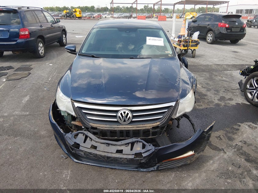 2012 Volkswagen Cc Sport VIN: WVWMP7ANXCE513487 Lot: 45288519