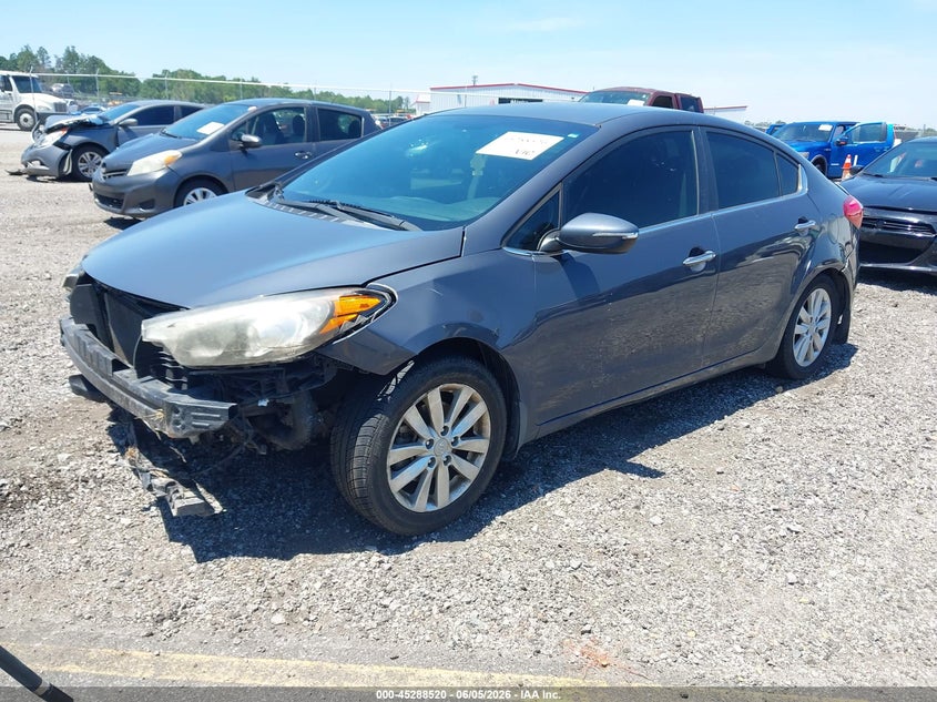 Vin: knafx4a80f5266127, lot: 45786356, kia forte ex 20152