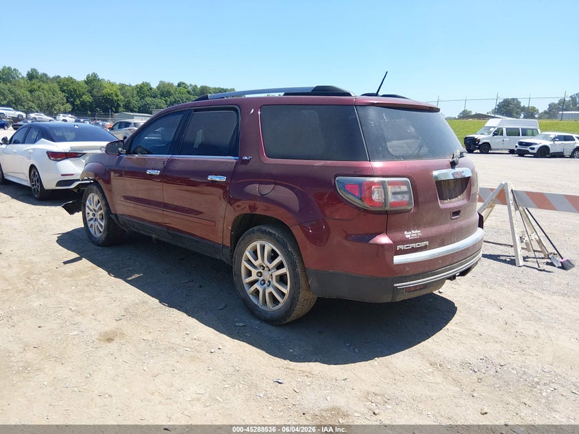 Vin: 1gkkrrkd1gj229122, lot: 45786372, gmc acadia slt-1 20163