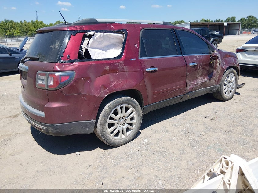 Vin: 1gkkrrkd1gj229122, lot: 45786372, gmc acadia slt-1 20164