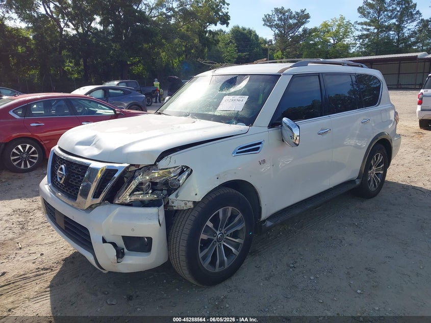 Vin: jn8ay2nd2h9000386, lot: 45786401, nissan armada sl 20172