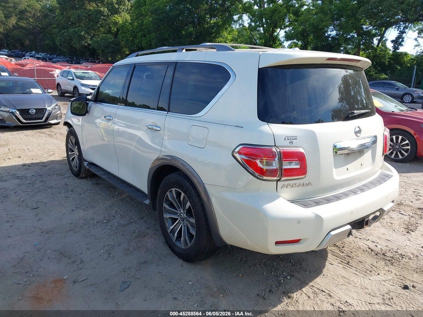 Vin: jn8ay2nd2h9000386, lot: 45786401, nissan armada sl 20173