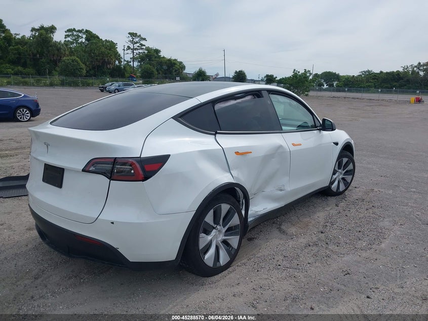 Vin: 7saygded7rf041180, lot: 45786405, tesla model y long range single motor rear-wheel drive/rwd 20244