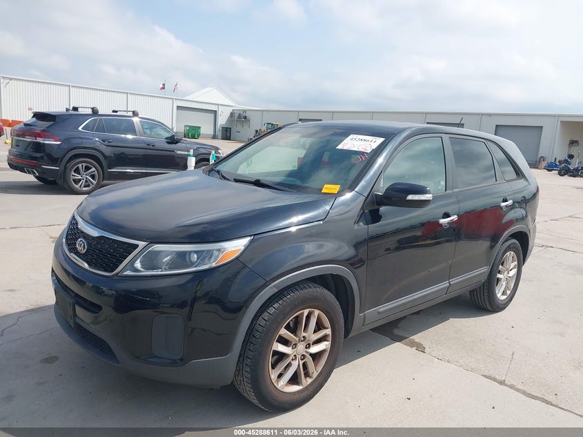 Vin: 5xykt3a66fg551251, lot: 45786447, kia sorento lx 20152