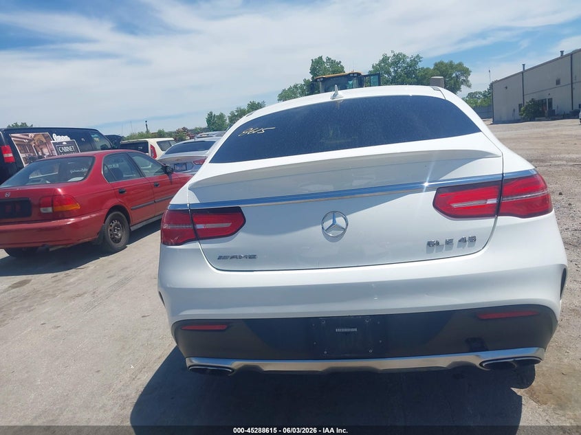 2017 Mercedes-Benz Amg Gle 43 Coupe 4Matic VIN: 4JGED6EB9HA056348 Lot: 45288615