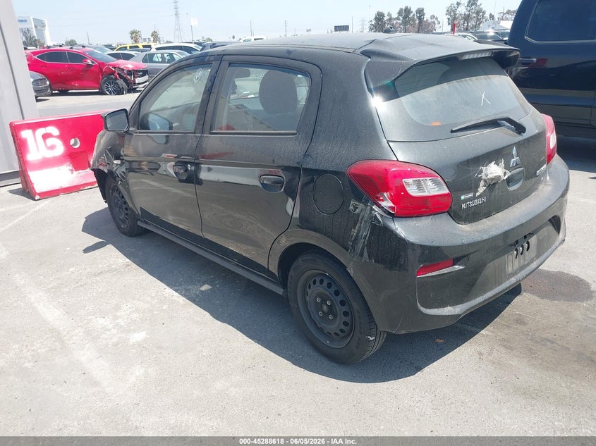 Vin: ml32a3hj0kh014542, lot: 45786454, mitsubishi mirage es 20193
