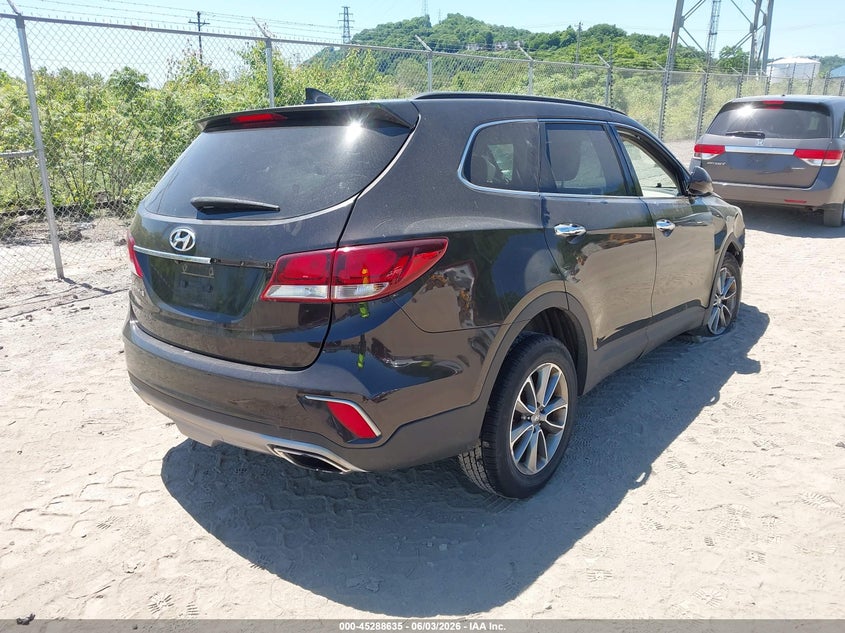 Vin: km8sm4hf4ju276992, lot: 45786471, hyundai santa fe se 20184