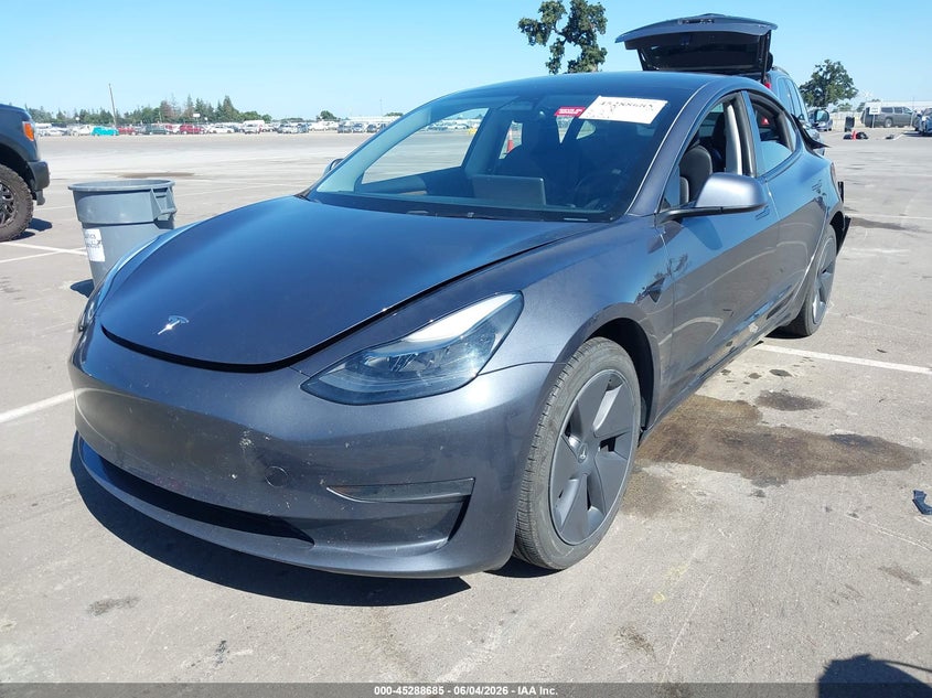 Vin: 5yj3e1eaxpf707057, lot: 45786521, tesla model 3 rear-wheel drive 20232