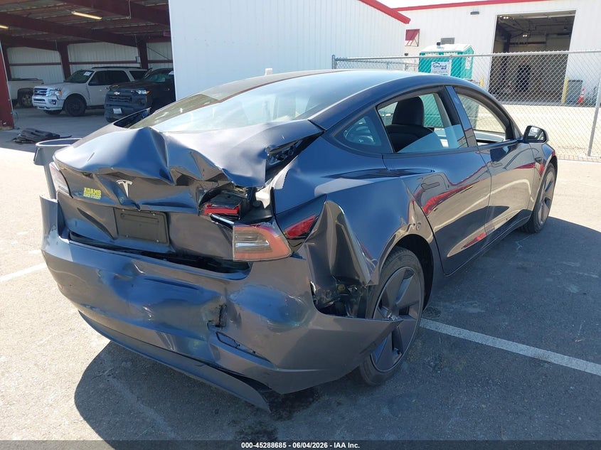 Vin: 5yj3e1eaxpf707057, lot: 45786521, tesla model 3 rear-wheel drive 20234