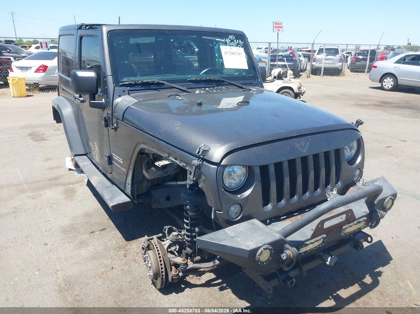 2017 Jeep Wrangler Sport 4X4 VIN: 1C4AJWAG2HL654864 Lot: 45288703