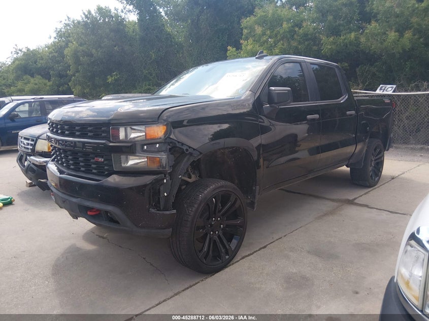 2020 Chevrolet Silverado 1500 4wd  Short Bed Custom Trail Boss 3GCPYCEF2LG442445 photo 1