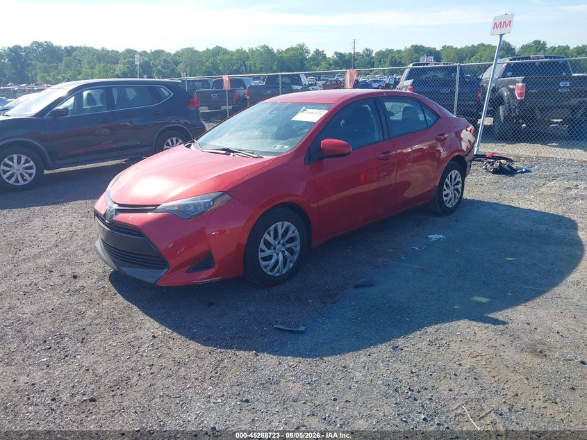 Vin: 2t1burhe1kc194287, lot: 45786559, toyota corolla le 20192