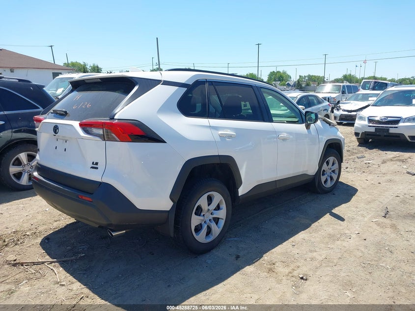 Vin: jtmf1rfv9md069203, lot: 45786561, toyota rav4 le 20214