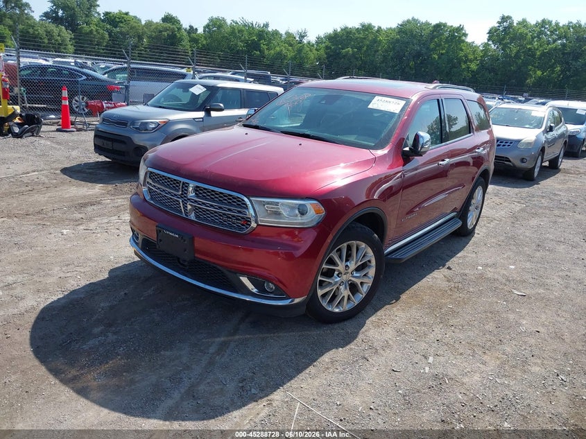 Vin: 1c4rdjeg5ec971038, lot: 45786564, dodge durango citadel 20142