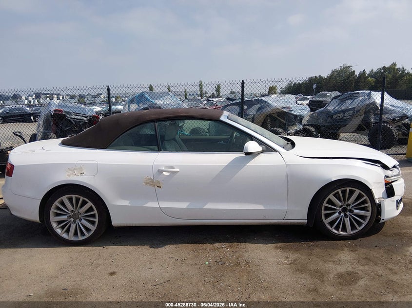 2011 Audi A5 2.0T Premium VIN: WAUJFAFH8BN019274 Lot: 45288730