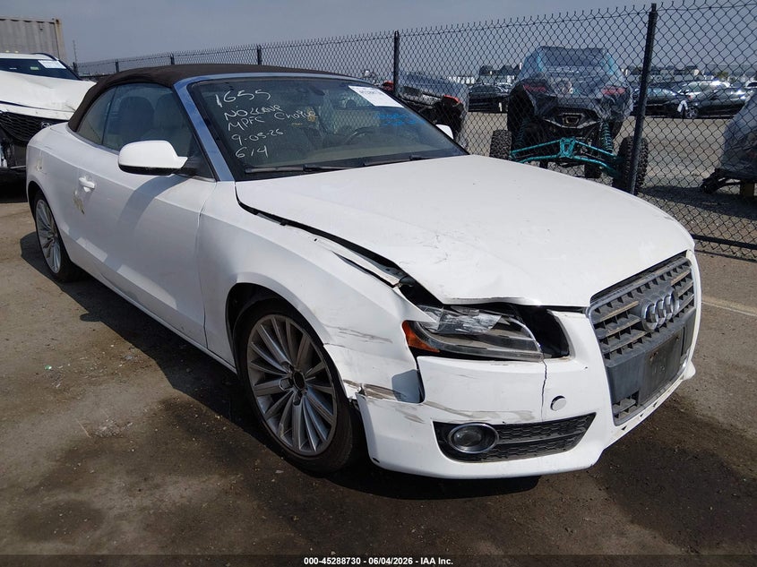 2011 Audi A5 2.0T Premium VIN: WAUJFAFH8BN019274 Lot: 45288730
