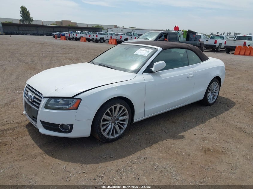 Vin: waujfafh8bn019274, lot: 45786566, audi a5 2.0t premium 20112