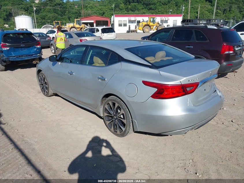 Vin: 1n4aa6ap7gc399603, lot: 45786573, nissan maxima 3.5 sr 20163