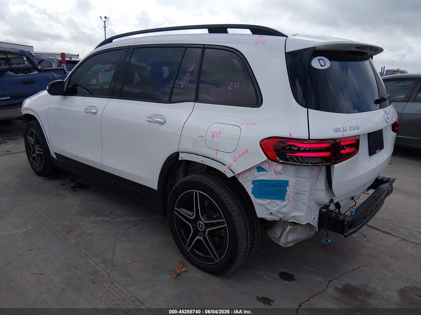 Vin: w1n4m4gb7sw385800, lot: 45786576, mercedes-benz glb 250 20253