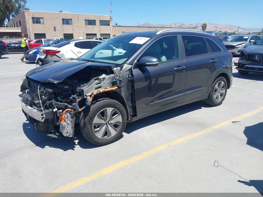 Vin: kndcc3ld4k5253509, lot: 45786580, kia niro plug-in hybrid ex premium 20192