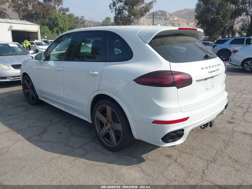 Vin: wp1ad2a26gla78942, lot: 45786588, porsche cayenne gts 20163