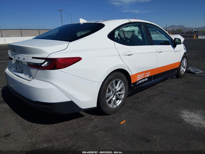 Vin: 4t1daack4su037772, lot: 45786603, toyota camry le 20254