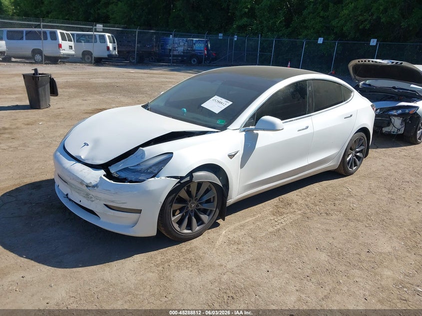Vin: 5yj3e1ea1lf718586, lot: 45786648, tesla model 3 standard range plus rear-wheel drive/standard range rear-wheel drive 20202