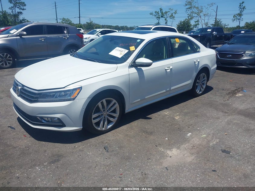 Vin: 1vwca7a36jc034369, lot: 45786653, volkswagen passat 2.0t sel premium 20182