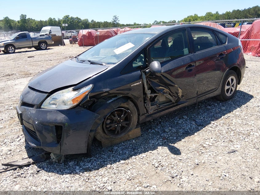 Vin: jtdkn3du1e1773747, lot: 45786666, toyota prius two 20142