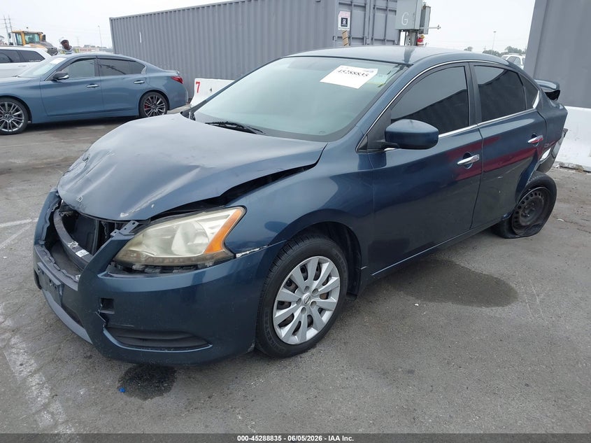 2014 Nissan Sentra Sv 3N1AB7AP2EL695095 photo 1