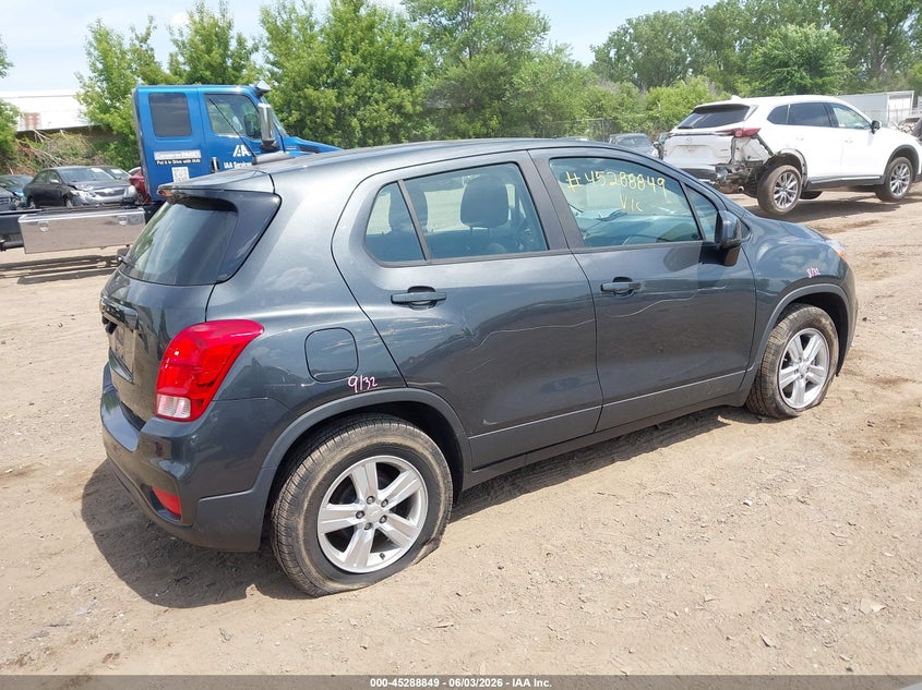Vin: 3gncjksb5kl328287, lot: 45786685, chevrolet trax ls 20194