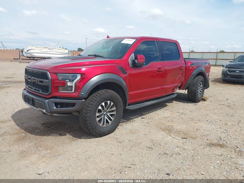 Vin: 1ftfw1rg7kfa60808, lot: 45786687, ford f-150 raptor 20192