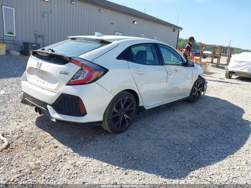 Vin: shhfk7h97hu232994, lot: 45786691, honda civic sport touring 20174