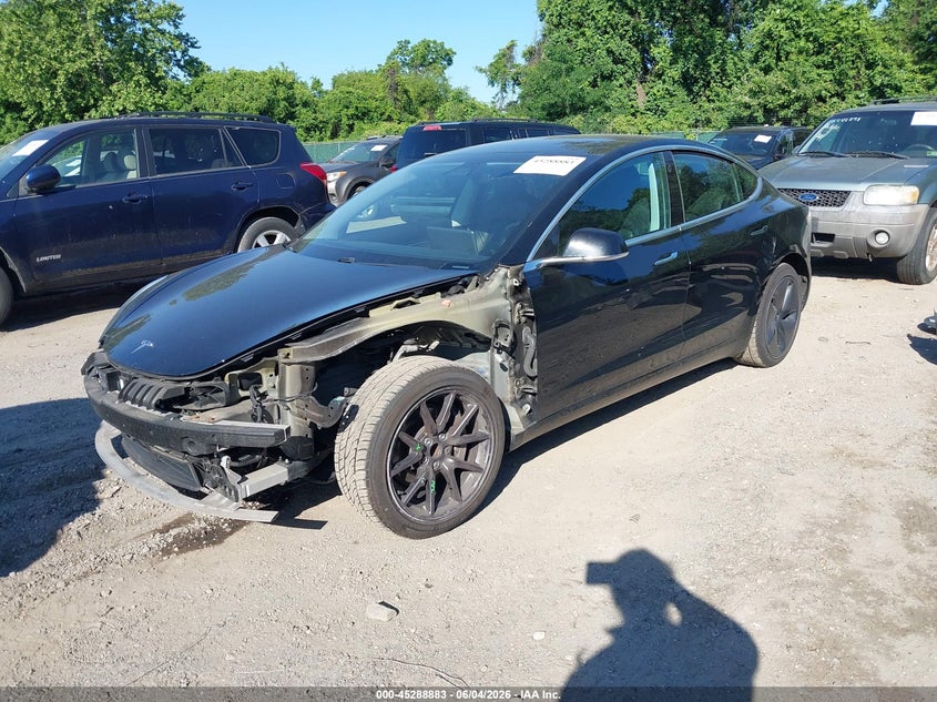 Vin: 5yj3e1ea4kf198706, lot: 45786719, tesla model 3 long range/mid range/standard range/standard range plus 20192